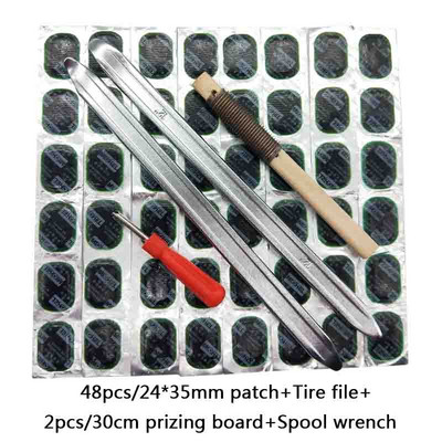 Σετ εργαλείων επισκευής ελαστικών μοτοσυκλετών ποδηλάτου Σετ αξεσουάρ επισκευής ελαστικών ποδηλάτου Κιτ ποδήλατο ελαστικό διάτρησης μπαλώματα κιτ ελαστικών Pry Plate