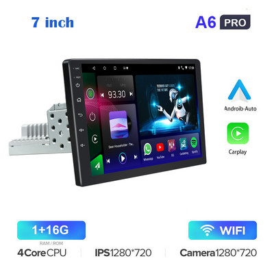 Android 11 1 Din Radio Stereo Auto Player Video Multimedia Pentru Carplay GPS Autoraido VW Nissan Hyundai Toyota Kia