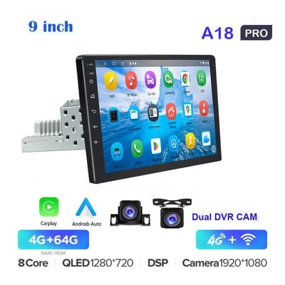 Android 11 1 Din Radio Stereo Auto Player Video Multimedia Pentru Carplay GPS Autoraido VW Nissan Hyundai Toyota Kia