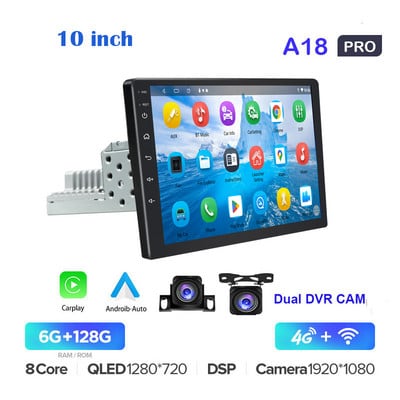 Android 11 1 Din Radio Stereo Auto Player Video Multimedia Pentru Carplay GPS Autoraido VW Nissan Hyundai Toyota Kia