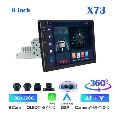 Android 11 1 Din Radio Stereo Auto Player Video Multimedia Pentru Carplay GPS Autoraido VW Nissan Hyundai Toyota Kia