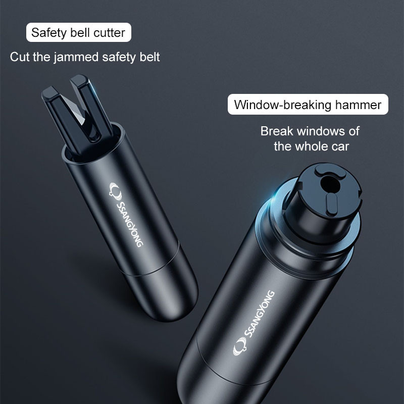 Ciocan de siguranță auto Spărgător de ferestre Cutter centură de siguranță pentru SsangYong Actyon Korando Rexton Kyron Rodius Tivoli Musso Chairman Turismo