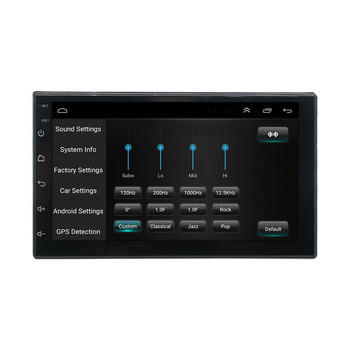 Android Auto Stereo Radio 2 Din GPS навигация за кола Универсален мултимедиен плейър за VW Nissan Hyundai Kia Toyota Ford Honda Buick