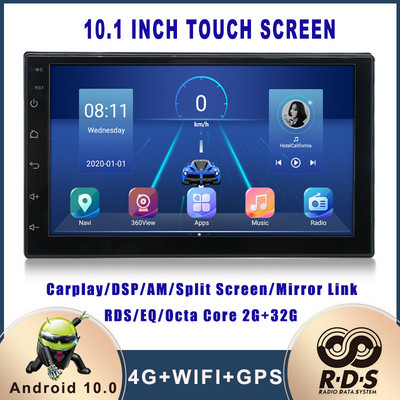 Radio Stereo Auto Android 2 Din Navigație GPS Auto Player Multimedia Universal pentru VW Nissan Hyundai Kia Toyota Ford Honda Buick