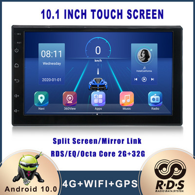 Radio Stereo Auto Android 2 Din Navigație GPS Auto Player Multimedia Universal pentru VW Nissan Hyundai Kia Toyota Ford Honda Buick