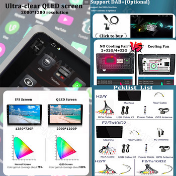 Για Solaris Hyundai 1 2 Accent Reina Verna Sedan 2017-2019 Android 13 Ραδιόφωνο αυτοκινήτου Πολυμέσα Αναπαραγωγή βίντεο Πλοήγηση GPS DVD