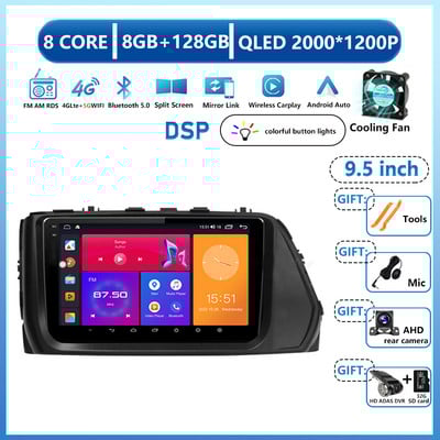 Pentru Solaris Hyundai 1 2 Accent Reina Verna Sedan 2017-2019 Android 13 Radio Auto Multimedia Player Video Navigatie GPS DVD