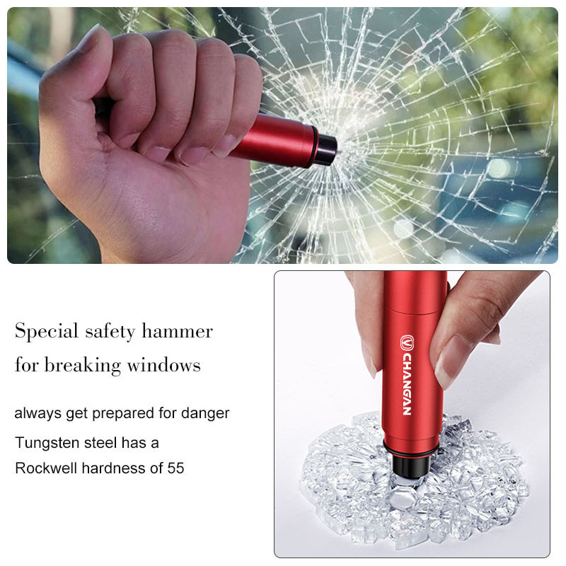 Ciocan de siguranță auto Spărgător de ferestre Cutter centură de siguranță pentru Changan CS75 Plus CS95 CS35 Alsvin CS15 CS85 CS55 Eado CX20 CX70 Raeton