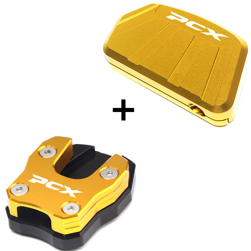 Pentru Honda PCX150 PCX125 2019 2020 2021 PCX 150 125 Set de plăci de extensie pentru suport lateral Set de plăci de extindere a suportului lateral