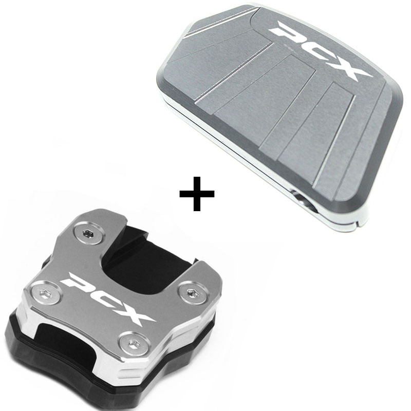 Pentru Honda PCX150 PCX125 2019 2020 2021 PCX 150 125 Set de plăci de extensie pentru suport lateral Set de plăci de extindere a suportului lateral