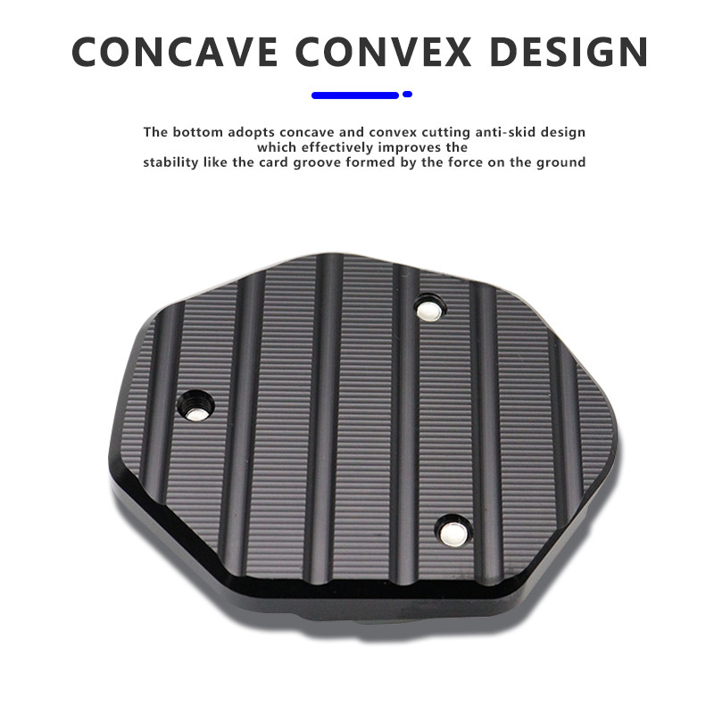 Suport pentru motociclete Picior Suport lateral Extensie Placă de suport pentru HONDA REBEL CM 300 500 CM300 CMX300 CMX500 Aliaj de aluminiu