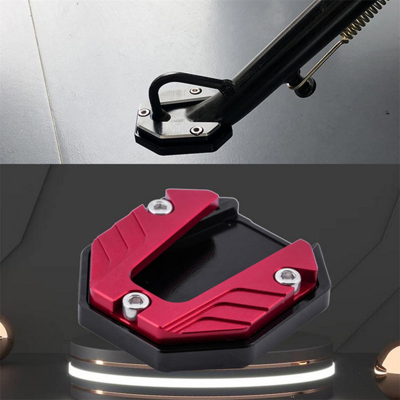 Extensor universal pentru suport pentru biciclete pentru motociclete Extensie pentru suport lateral pentru picior Placă de suport pentru suport pentru picior Accesorii pentru motociclete