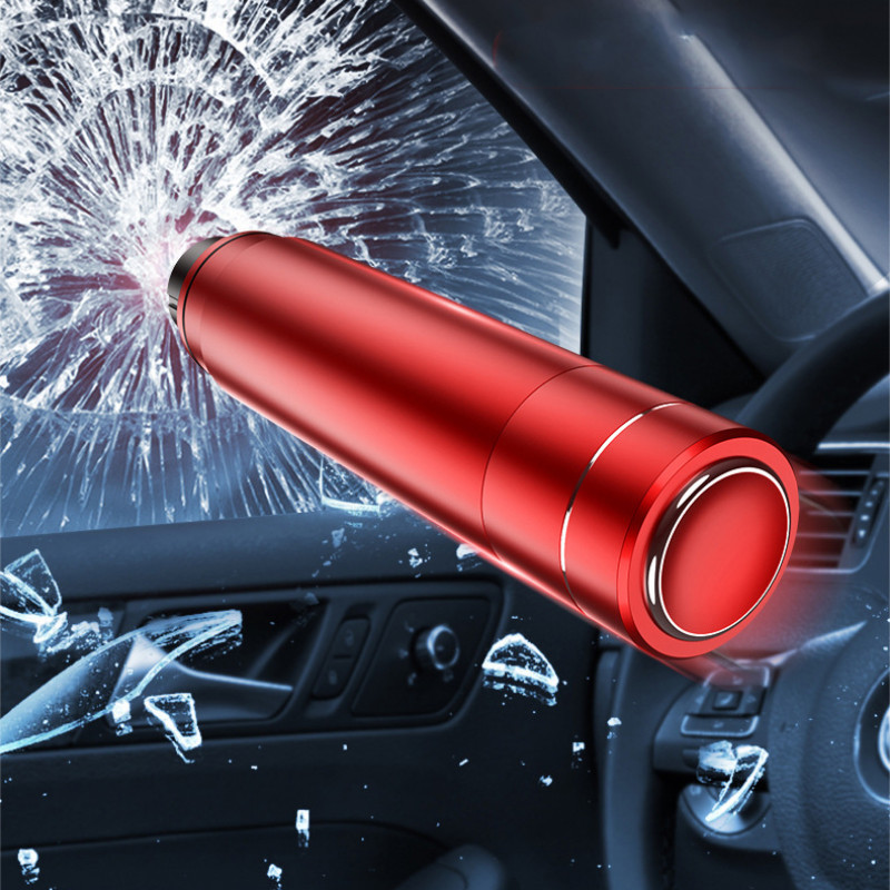 Ciocan de siguranță pentru mașină Spărgător de geamuri pentru mașină Ciocan de urgență Cuțit pentru centură de siguranță Instrument pentru mașină Ciocan de evacuare de salvare din aliaj de aluminiu