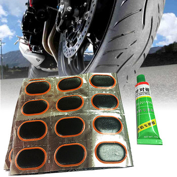 Εργαλεία επισκευής ελαστικών Κόλλα στρογγυλό καουτσούκ Ποδήλατο μπάλωμα ελαστικού Κύκλος επισκευής Εργαλεία επισκευής ποδηλάτου ποδηλάτου ελαστικού ελαστικού Εσωτερικός σωλήνας διάτρησης