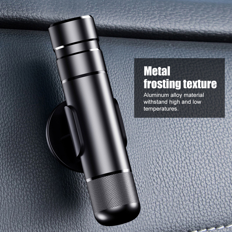 Ciocan de siguranță pentru mașină Spărgător de ferestre de urgență Dispozitiv de tăiere centuri de siguranță din oțel cu tungsten Ciocan pentru ferestre de sticlă Instrument portabil de salvare a vieții