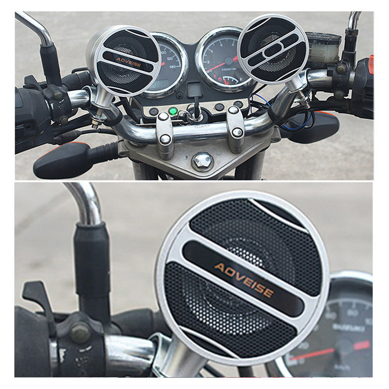 Motocicletă fără fir MP3 Radio FM Player MP3 Amplificator IPX4 Sistem audio impermeabil Accesorii pentru motociclete compatibile cu Bluetooth