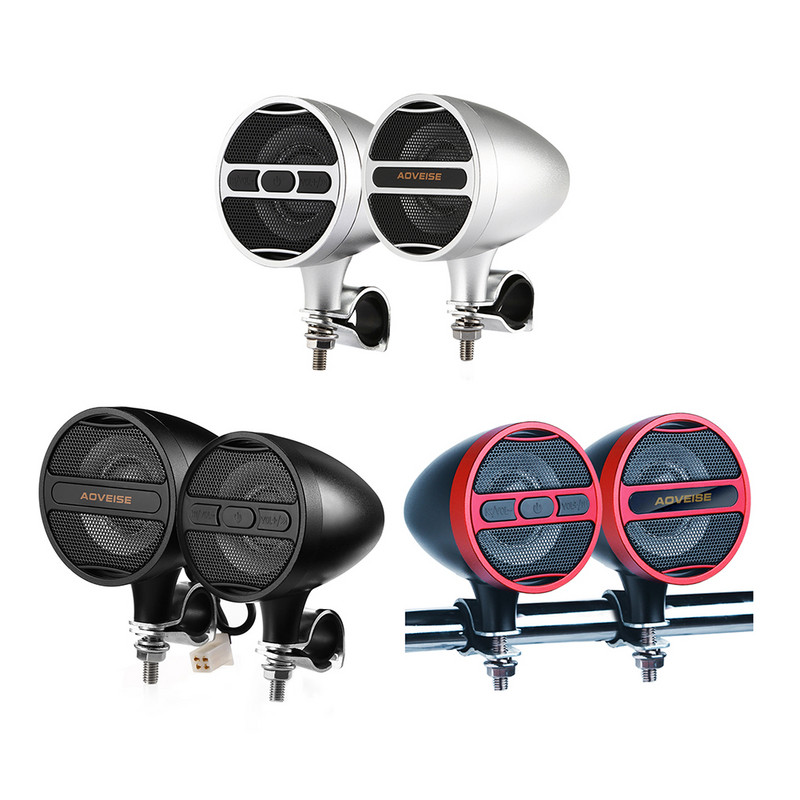 Sistem audio motocicletă Difuzor Bluetooth fără fir Suport player MP3 Radio FM Încărcare telefon U Disc Redare muzică fără pierderi