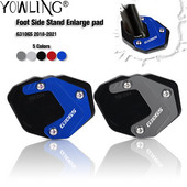 PENTRU BMW G310GS G310 GS G 310 GS 2018 2019 2020 2021 Suport lateral din aluminiu pentru motociclete Placă mărită Accesorii de extensie pentru suport