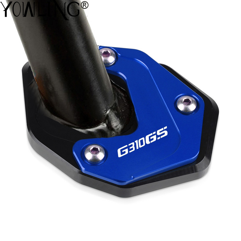 PENTRU BMW G310GS G310 GS G 310 GS 2018 2019 2020 2021 Suport lateral din aluminiu pentru motociclete Placă mărită Accesorii de extensie pentru suport