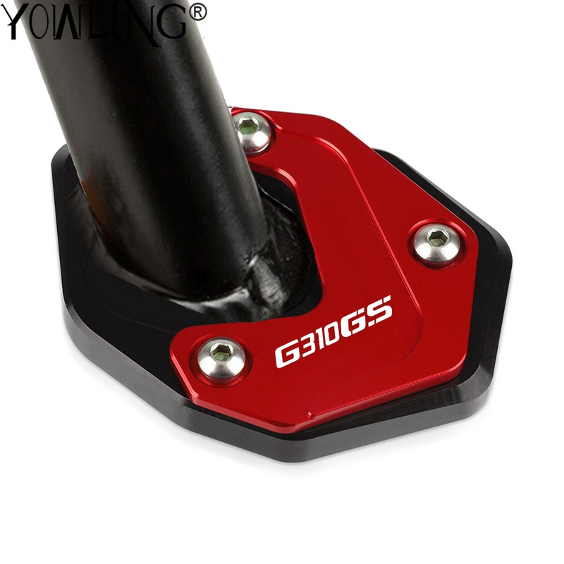 PENTRU BMW G310GS G310 GS G 310 GS 2018 2019 2020 2021 Suport lateral din aluminiu pentru motociclete Placă mărită Accesorii de extensie pentru suport