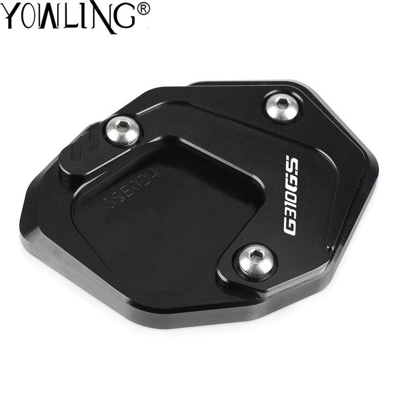 PENTRU BMW G310GS G310 GS G 310 GS 2018 2019 2020 2021 Suport lateral din aluminiu pentru motociclete Placă mărită Accesorii de extensie pentru suport