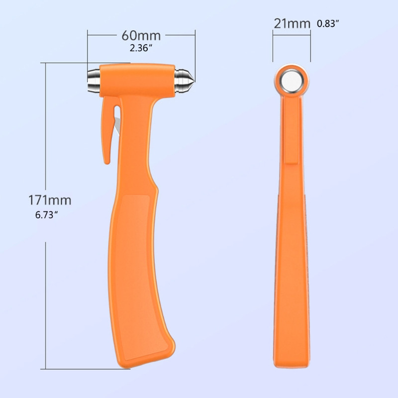 Escape Hammer Window Breaker Saugos diržo pjoviklis Hammer Emergency Car Safety Hammer
