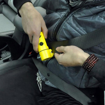 Авариен спасителен комплект за кола Аварийна безопасност Разбивач на прозорци на кола Чук Резачка за предпазен колан Инструмент за бягство KL1 Поддръжка