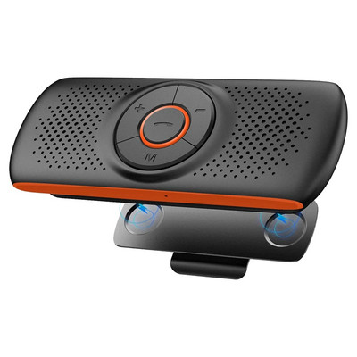 Autós Bluetooth hangszóró T826 Bluetooth autós kihangosító telefon kihangosított beszélgetéshez, vezeték nélküli autós zenelejátszó napellenzővel