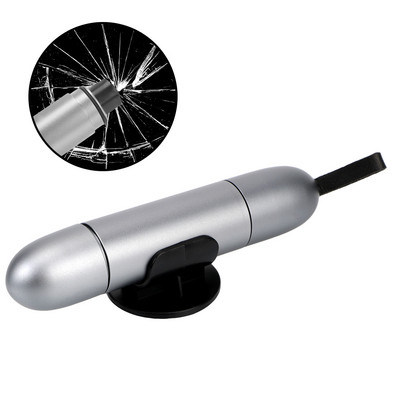 Mini ciocan de siguranță 2 în 1 tăietor centură de siguranță tip arc unealtă de urgență portabil rapid spărgător de ferestre din sticlă accesorii pentru camioane