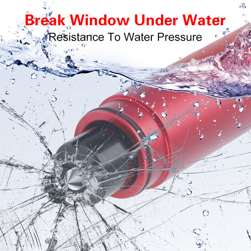 Mini ciocan de siguranță 2 în 1 tăietor centură de siguranță tip arc unealtă de urgență portabil rapid spărgător de ferestre din sticlă accesorii pentru camioane