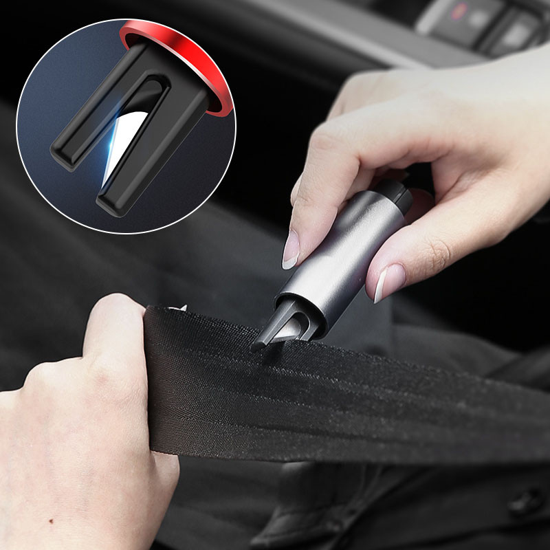 Ciocan de siguranță auto Spărgător de ferestre Cutter centură de siguranță pentru Dacia Logan Duster Sandero Stepway 2021 Largus 1300 Lodgy Mcv 2 Dokker