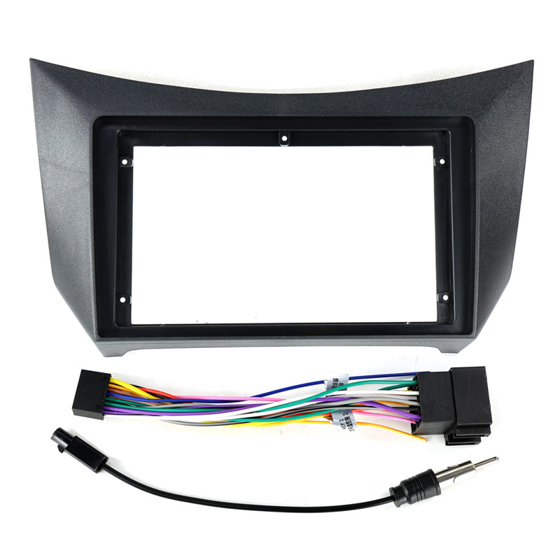 2 Din Radio Fascia, skirtas Lifan 320 2008-2014 Stereo skydelio montavimas Prietaiso komplekto rėmo adapterio rėmelio komplekto kabelis