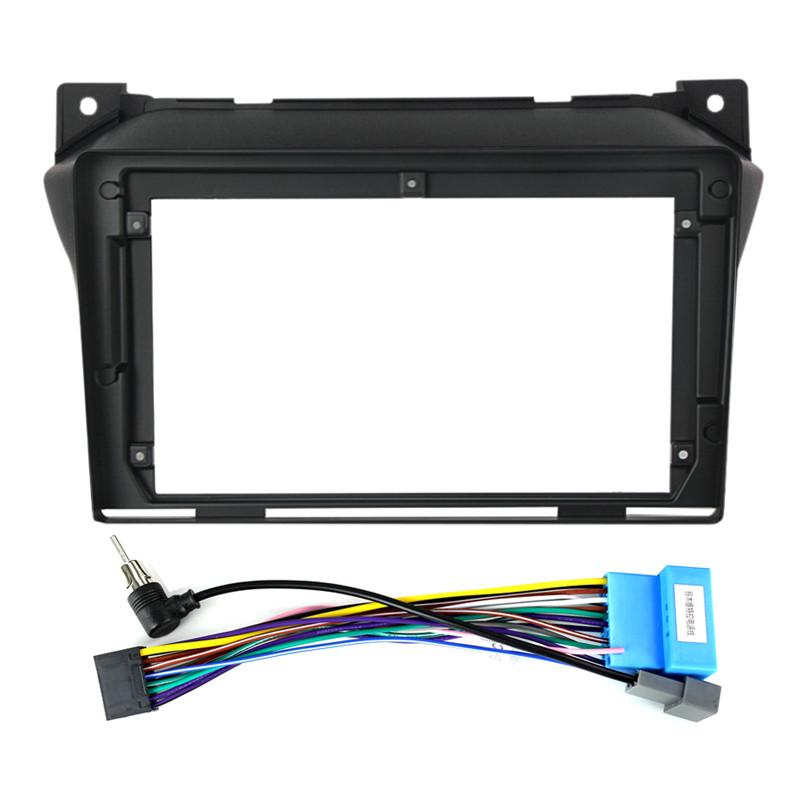 MEKEDE 2Din automobilio DVD rėmo garso tvirtinimo adapteris Dash Trim Facial Panel 9 colių, skirtas Suzuki Alto 2009-2016 auto radijo grotuvui
