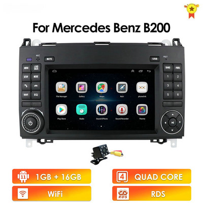 Octa Core DSP Android 11 autórádió lejátszó GPS Mercedes Sprinter W906 Benz B200 AB osztály W169 W245 Viano VitoW639 Multimeida