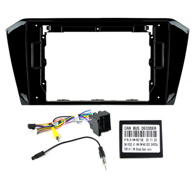 2 Din stereo raadio raami paneeli kattekomplekti katte paneel Volkswagen Passat B8 Magotan 2015 canbus kaablikomplektile