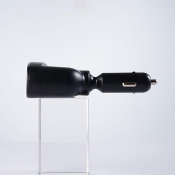 Запалка за цигари в кола Универсален 12v-24v контакт с двоен сплитер USB захранващ адаптер 3.1a дисплей 120w зарядно с автомобилен волт N5w5