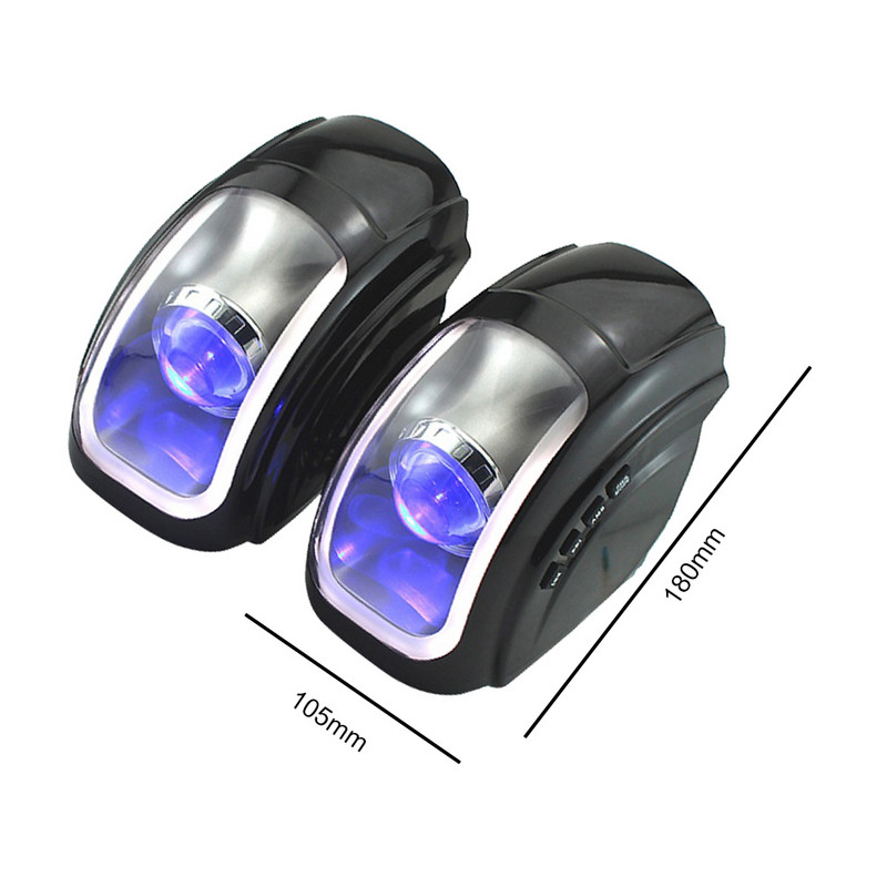 Difuzor pentru motociclete Sistem audio de sunet 12V Difuzor pentru motociclete Player audio IPX4 Impermeabil compatibil Bluetooth pentru scuter ATV