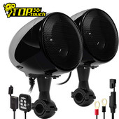 2db Motorkerékpár Bluetooth Audio lejátszó Vízálló motocross hangszóró USB AUX erősítő sztereó 300W FM rádióval