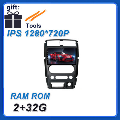 9 hüvelykes Android 12 Suzuki Jimny 3 2005 - 2019 autós monitor DSP Nincs DVD autós videolejátszó rádió multimédia GPS navigáció BT