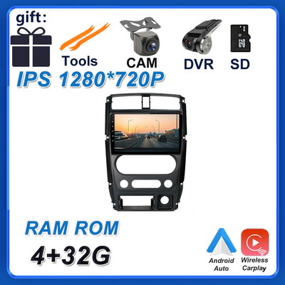 9 hüvelykes Android 12 Suzuki Jimny 3 2005 - 2019 autós monitor DSP Nincs DVD autós videolejátszó rádió multimédia GPS navigáció BT
