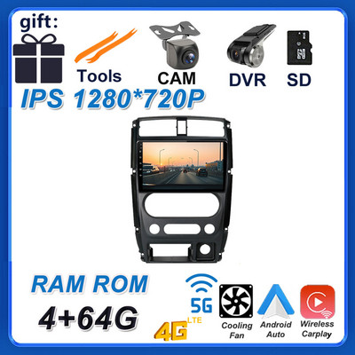 9 hüvelykes Android 12 Suzuki Jimny 3 2005 - 2019 autós monitor DSP Nincs DVD autós videolejátszó rádió multimédia GPS navigáció BT