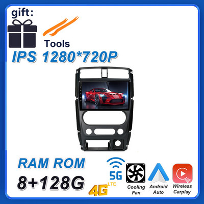 9 hüvelykes Android 12 Suzuki Jimny 3 2005 - 2019 autós monitor DSP Nincs DVD autós videolejátszó rádió multimédia GPS navigáció BT