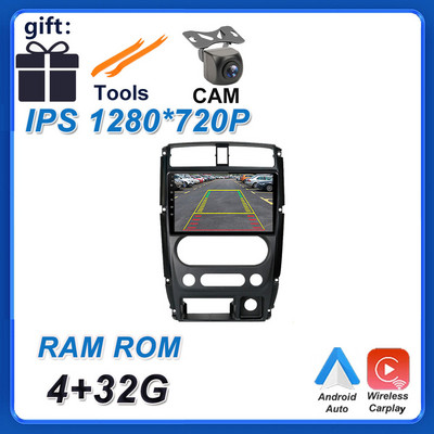 9 hüvelykes Android 12 Suzuki Jimny 3 2005 - 2019 autós monitor DSP Nincs DVD autós videolejátszó rádió multimédia GPS navigáció BT