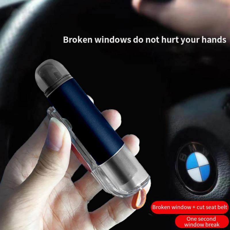 Mini Escape Hammer vészhelyzeti autó biztonsági kalapács ablaktörő biztonsági övvágó kalapács autómentő eszköz