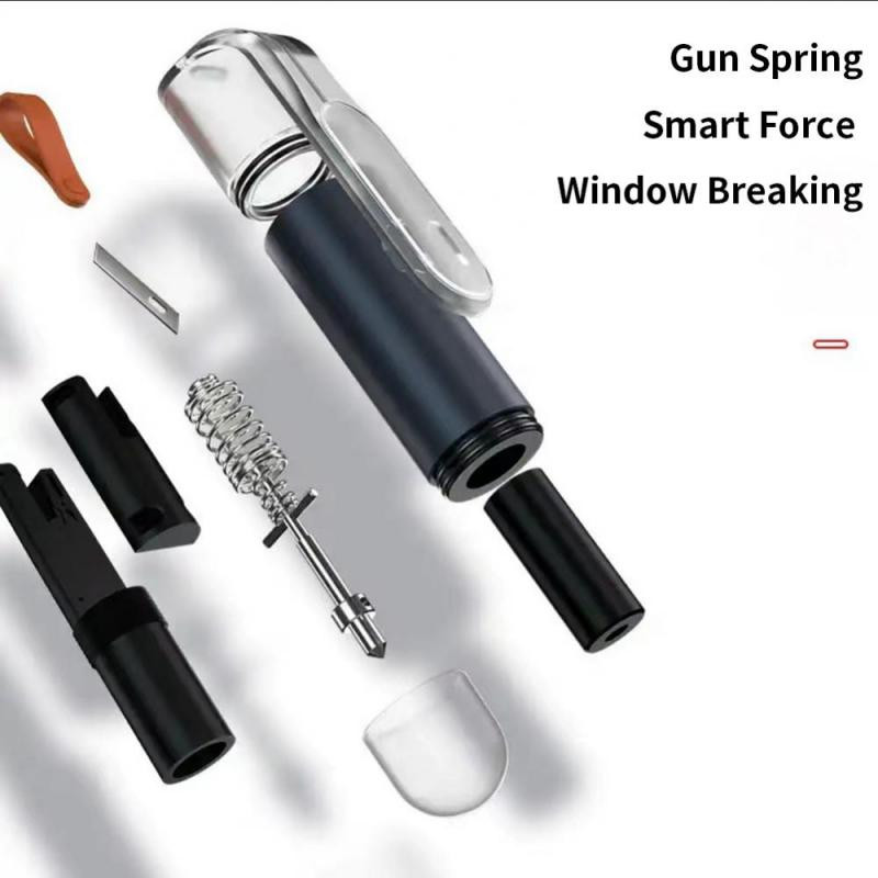 Mini Escape Hammer vészhelyzeti autó biztonsági kalapács ablaktörő biztonsági övvágó kalapács autómentő eszköz