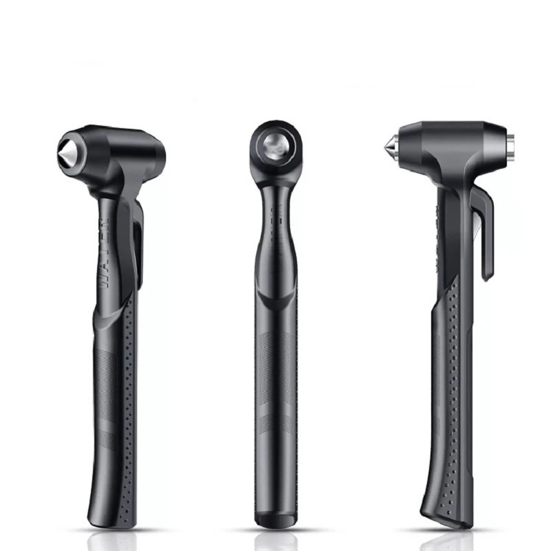 Mini ciocan multifuncțional din oțel carbon pentru siguranța mașinii, ciocan de salvare a vieții, ciocan de urgență, tăietor centură de siguranță, sparg de sticlă pentru fereastră