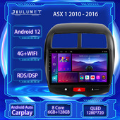 JIULUNET 8 nuclee Radio Auto Android 12 pentru Mitsubishi ASX 1 2010 - 2016 Player Multimedia Navigare Carplay Auto GPS 2 Din