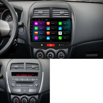 JIULUNET 8-ядрено автомобилно радио Android 12 за Mitsubishi ASX 1 2010 - 2016 Мултимедиен плейър Навигация Carplay Auto GPS 2 Din