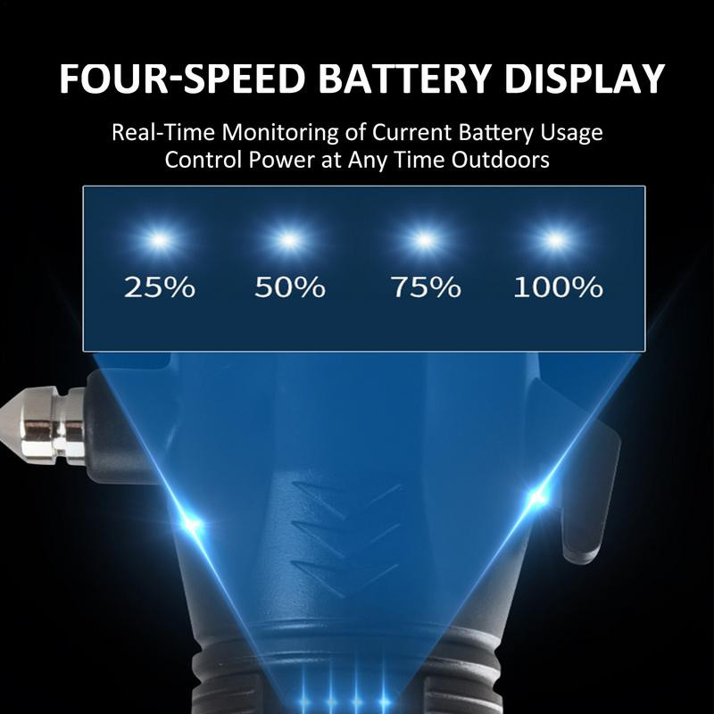 Ciocan de siguranță pentru mașină Lanternă Cutter centură de siguranță și întrerupător de geamuri Instrument automat de urgență all-in-one cu lumină de lucru cu încărcare USB