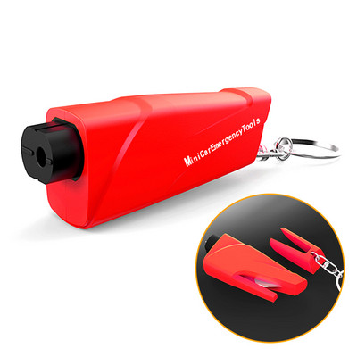 1 buc. Ciocan portabil de siguranță pentru scaune auto, sticlă auto, spargător de geamuri pentru mașină, care salva viața, instrument de salvare, tăietor centură de siguranță, breloc Marteau